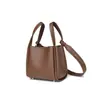 Elegante Versátil Bolso Cubo Nuevo para Viajes Diarios para Mujeres, Piel Suave Gran Capacidad Bolso de Hombro Único Cruzado Bolso de Mano Bolso Tote