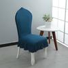 Funda de Silla Falda Estilo Europeo Hotel Hotel Hotel Volante Elástica para el Hogar Funda para Silla de Comedor