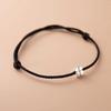 Plata de Ley S925 Chapada Estilo Coreano Simple y Moderno Pulsera de Hilo Rojo Trébol de Cuatro Hojas Joyería Fresca y Simple de Verano para el Festival del Bote del Dragón