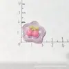 Novos Acessórios de Resina Transparente Coração Cereja Laço DIY Acessórios Decorativos Feitos à Mão Material para Ímã de Geladeira Atacado