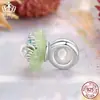 Efu Le conchas de flor originales, cuentas de silicona, joyería de plata de ley s925, venta al por mayor de cuentas sueltas, accesorios para abalorios DIY