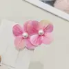 Orquídea Phalaenopsis Flor Pérola Grampo de Cabelo Clipe de Cabelo para Sessão de Fotos na Praia Estilo Férias Clipe Bico de Pato Lateral Acessório de Cabelo Super Fada Acessório de Cabeça Feminino