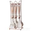 Espátula Antiaderente em Estoque Colher de Sopa de Silicone Escorredor Espumadeira Espátula de Cozinha Colher com Suporte Conjunto de Utensílios de Silicone para Cozinha