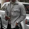 Nuevo Abrigo de Primavera y Otoño para Hombre Marca de Tendencia Transfronteriza Europea y Americana Moda Casual para Hombre Chaqueta Ajustada de Comercio Exterior Top