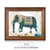 Caja de Medidor Eléctrico Estilo Americano Pintura Decorativa de Elefante, Caja de Corriente Fuerte Caja de Interruptores Pintura Colgante, Mural de Cubierta de Caja de Distribución, No Requiere Taladro