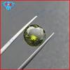 Piedra Preciosa Huanggang 9A Ocho Corazones y Ocho Flechas Circonita Piedra Desnuda Venta al por Mayor Wuzhou Cubic Zirconia Artificial Piedra Hao Verde Oliva Redonda Colorida