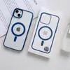 Capa Transparente Macaron 17Promax para Celular 16 Adequada para Iphone15Pro Colorida Magnética 14 Acrílico 13