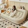 Sofá perezoso enorme para humanos, tatami individual, sofá cama doble plegable grande para balcón, dormitorio o habitación
