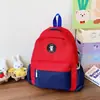 Nova Mochila de Jardim de Infância para Meninos e Meninas, Mochila Infantil Leve e Versátil Color Block para Turmas Médias e Grandes, Mochila Escolar para Primeira Série