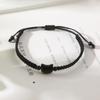Cuerda de mano de gatito lindo de alto valor, tejida a mano, no se decolora, pulsera ajustable para pareja, regalo simple y versátil