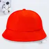 Sombrero Amarillo Pequeño Sombrero de Jardín de Infancia Logo Personalizado Estudiante de Escuela Primaria Maruko Japonés Sombrero de Pescador Protección Solar Primavera y Verano Sombrero para Niños
