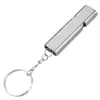 Silbato de aleación de aluminio para viajes, Silbato para entrenamiento de palomas, Silbato de escape, Silbato de supervivencia de doble frecuencia para exteriores al por mayor, Silbato salvavidas