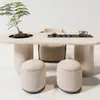 Nuevo Taburete de Madera Maciza Estilo Chino para Casas de Huéspedes, Taburete de Asiento para Ocio, Taburete Redondo para Habitaciones Modelo, Taburete Creativo Simple de Tela, Taburete para Cambiar Zapatos