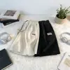 Marca de moda estilo americano, holgados, de secado rápido, seda helada, para hombre, de verano, holgados, para mujer, versátiles, de color liso, shorts para hombre
