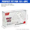 Caja de Exhibición Acrílica Caja Magnética Pokemon Tarjeta de Juego Pokemon Protección UV Caja de Tarjetas Etb Personalización