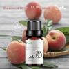 Pêssego Peach Essential Oil cross-border atacado spa banho de espuma pé cuidados com a pele óleo essencial de massagem 10ml amostra