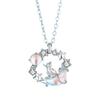 Collar de Gato a la Luz de la Luna de Plata Esterlina S925 para Niñas Coreano Nuevo Lujo Accesible Diseño Nicho Colgante de Piedra Lunar Cadena Clavícula