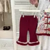 Traje Estilo Chino para Niñas, Ropa Nueva de Otoño e Invierno para Año Nuevo para Niñas Pequeñas, Nuevo Traje Tang Estilo Chino, Disfraz Dinastía Han para Niños, Ropa de Año Nuevo