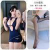 Noite Longa Lingerie Sexy Desejo Puro Traje de Aeromoça Sem Costas Sem Mangas Sexy Garota Quente Uniforme Gratuito Traje Feminino 1556