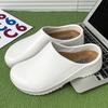 Verano Nuevo Zapatos de Chef Nurze Impermeables y Resistentes al Aceite para Hombre y Mujer Zapatos Casuales para Pareja Sandalias Ligeras Transpirables para Pierna