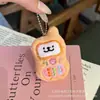 Chaveiro Fofo de Pelúcia Celular Antigo Cachorro de Linha Pingente Charme para Bolsa de Estudante Acessório de Presente Chaveiro