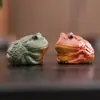 Capibara de Arena Morada Creativo Rata de Agua Murciélago Bañera Mascota de Té Se Puede Criar Bandeja de Té Juego de Té Decoración Adornos de Escritorio Juego de Té