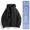 Traje de Montañismo Tres en Uno a Prueba de Viento e Impermeable Woodpecker Yellow Jacket para Mujer 2025 Nuevo Primavera y Otoño Chaqueta de Trabajo