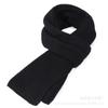 Cachecol de Cor Sólida Estilo Coreano Outono e Inverno Cachecol de Tricô Alongado Quente Masculino Cachecol de Lã Espessado Masculino e Feminino para Casais