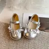 Zapatos de princesa, bonitos zapatos pequeños de piel para niñas, de suela blanda, perfectos para ropa formal, zapatos de vestir infantiles, bonitos zapatos de ballet estilo dulce de suela blanda.