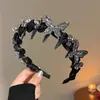 Faixa de cabelo versátil tipo pente Maillard, vintage e sofisticada, não aperta o cabelo, nova faixa de cabelo estilo coreano 2026 para mulheres