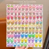 Elásticos de Cabelo Desenho Dopamina Tamanho de Polegar para Crianças, Presilhas Doces e Fofas para Bebês que Não Danificam o Cabelo, Prendedores Pequenos para Rabo de Cavalo para Meninas