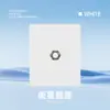 Panel de Enchufe de Pared para Interruptor Estándar Europeo Tipo 86 Panel Grande Ultra Delgado Enchufe Estándar Ruso Estilo Europeo Multifuncional Blanco Ruso