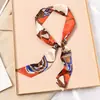 Bolsa de mão alça de bolsa de nó lenço de seda lenço feminino bolsa faixa de cabelo lenço de cabeça lenço profissional fita longa pequena