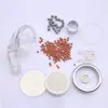 Cabezal de Ducha con Filtro PC Alta Presión Ahorro de Agua Portátil Transparente con Bolas Filtrantes