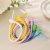 Llavero de Rana de Silicona Dopamina Colorida Anillo de Llavero Accesorios Lanyard de Muñeca DIY Llavero al por Mayor