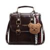 Mochila Portátil de Cuero Vintage con Cera de Aceite para Mujer 2025 Nuevo Estudiante Clase Viajero Mochila Pequeña Sentido Avanzado Bolso de Hombro