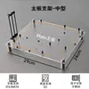 Soporte de Placa Base de Chasis Abierto Totalmente Transparente, Plataforma de Prueba de Metal Desnudo Fácil de Usar, Soporta X79X99