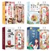 Té de crisantemo, baya de goji, semilla de casia, raíz de bardana, madreselva, osmanthus, grupo, bolsa de té triangular en caja