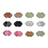 Cuentas de ábaco con brillo dorado, cuentas planas, cuentas trapezoidales de loto, colgantes de material de resina, pulsera y collar DIY al por mayor