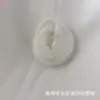 Modelo de ouvido de silicone simulação orelha humana piercing piercing tatuagem exposição de exercícios brincos brincos rack de exposição de joias