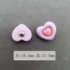 Hebilla de Resina con Forma de Corazón Estrella Oso con Hebilla de Pie Botones Decorativos para Camisa de Niños Cárdigan de Punto Chaqueta Ropa