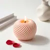 Molde de Silicone de Maçã DIY Personalizado para Velas Aromáticas, Vela de Maçã Espiral Simulada