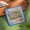 Caixa de Presente com Marcador de Página de Metal no Ano do Cavalo, Estilo Chinês Clássico, Recompensas para Alunos, Presentes para Professores, Presentes de Formatura para Toda a Turma, Presentes para Ensino Médio e Vestibular