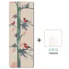 Tapete de Yoga 5mm 80cm Antiderrapante Camurça + Borracha À Prova de Som e Choque Tapete de Dança Fitness Alargado Antiderrapante Transfronteiriço