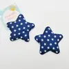8cm Raya Cuadros Doble Cara Estrella de Cinco Puntas Accesorios para Joyería Diadema DIY Accesorios para Pasador de Pelo Ropa Zapatos y Calcetines Accesorios Textiles para el Hogar