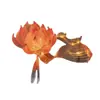 Lámpara de Loto Flotante Estilo Antiguo Nuevo Estilo Kit de Materiales Hecho a Mano para DIY Atrezo de Foto Cosplay Hanfu Regalo para Novia o Mejor Amiga