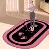 Tapete de Yoga Antiderrapante para Crianças, Uso Doméstico, Tapete Esportivo Espesso para Fitness, Padrão Geométrico, Corda de Pular Antiderrapante, Absorção de Choque, Tapete de Piso com Isolamento Acústico