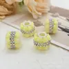 Cadena de Diamantes Flor de Rosa de Doble Capa de Alta Resistencia Transfronteriza Cuentas Sueltas Cuentas para Joyería DIY Cadena de Teléfono Llavero Cuentas Accesorios para Bolígrafos