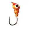 Anzol Chumbo Jig Cabeça Rosqueado 6 Cores Transfronteiriço 1.1g Micro Colorido Anzol Pesca Gelo Isca Artificial Peixe Macio