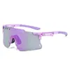 Óculos de ciclismo, óculos de sol para ciclismo de estrada, óculos de ciclismo à prova de vento e proteção solar, lentes coloridas, óculos esportivos, óculos à prova de poeira para atividades ao ar livre